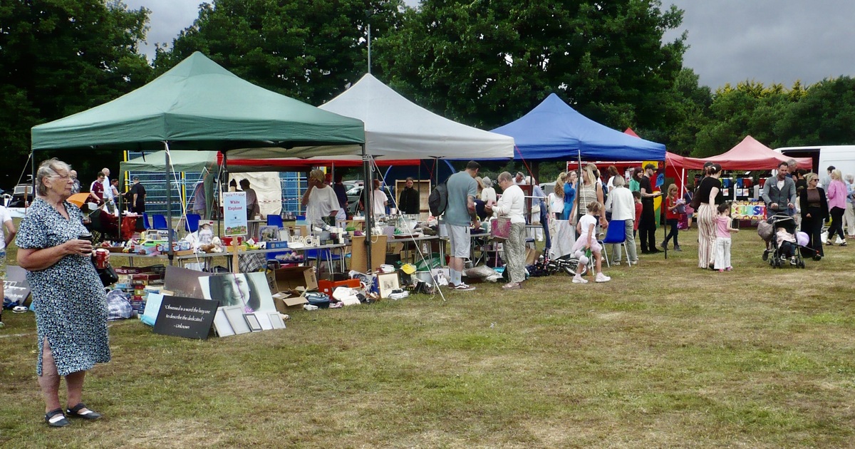 The White Elephant Stall sponsored by Lomas & Pigeon Ltd.